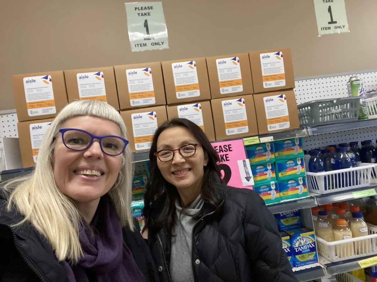 Aisle partners with Food Banks Canada to supply reusable menstrual products